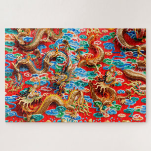 Dragons-Tempelpuzzle Puzzle
