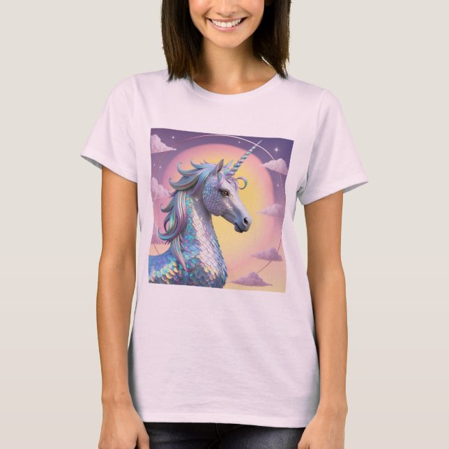 Dragons & Unicorns Design - Fantasy Creation Art T-Shirt (Vorderseite)