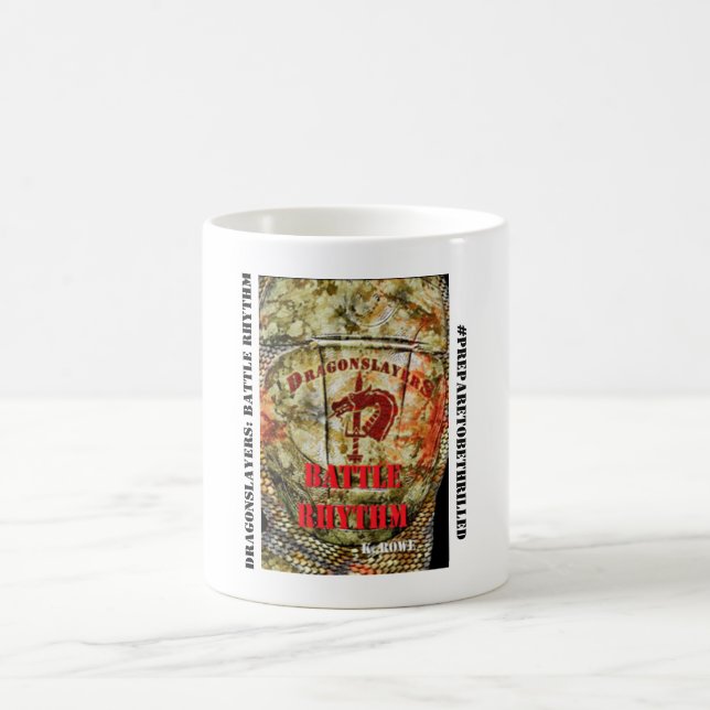 Dragonslayers: Kampf-Rhythmus-Tasse Kaffeetasse (Mittel)