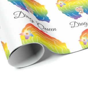 Dragqueen Geschenkpapier
