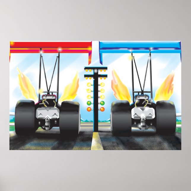 Dragster Poster (Vorne)
