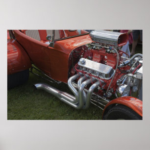 Dragster's Dream Fine Art Print Poster