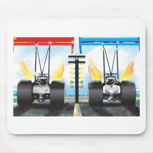 dragsters mousepad (Vorne)