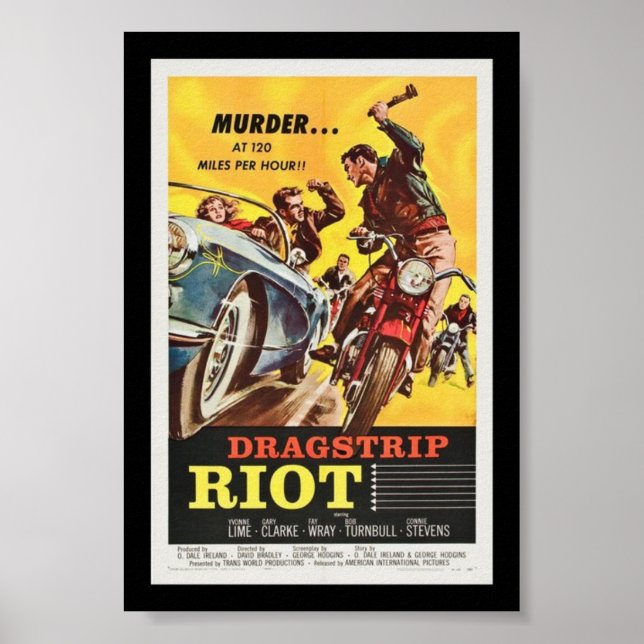 Dragstrip Riot Poster (Vorne)
