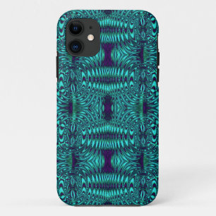 Draht-aquamarines modernes Muster Case-Mate iPhone Hülle