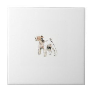 Draht-behaarte Foxterrier-Fliese Fliese