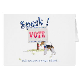 Draht-Fox-Terrier Abstimmungsstimme