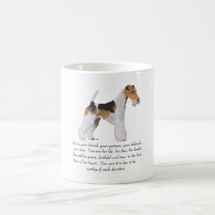 Draht Fox Terrier Andenken WEIBLICH Tasse