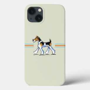 Draht-Foxterrier in der Bewegung Case-Mate iPhone Hülle