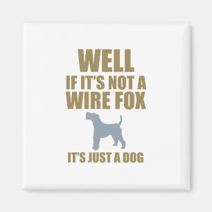 Draht-Foxterrier Magnet