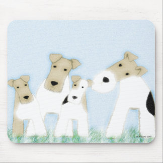 Draht-Foxterrier mousepad