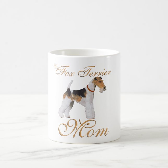 Draht-Foxterrier Muttertag Kaffeetasse (Mittel)