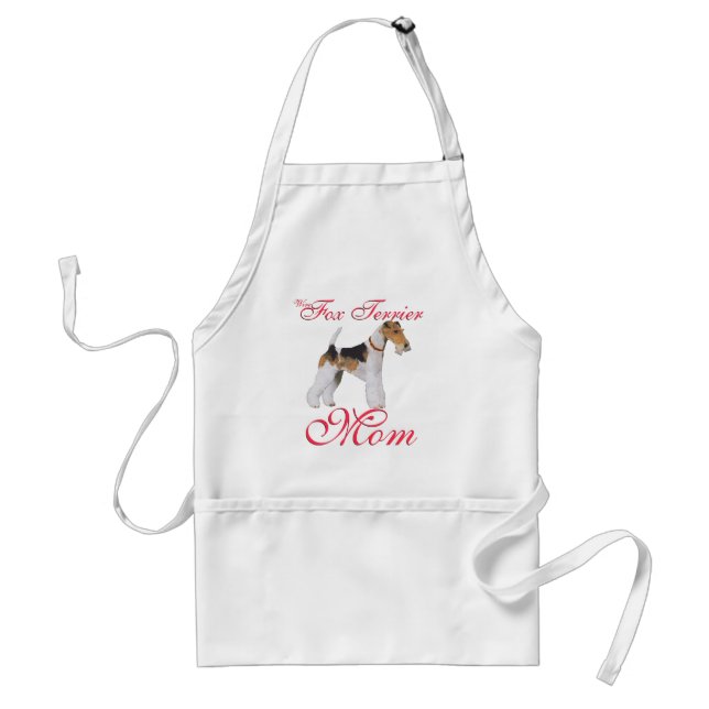 Draht-Foxterrier Muttertag Schürze (Vorne)