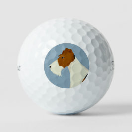 Draht-Fuchs-Terrier Golfball