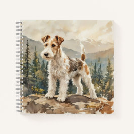 Draht-Fuchs-Terrier Notizbuch