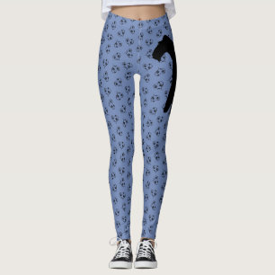Draht-Haar-Foxterrier-Herz-Muster Leggings
