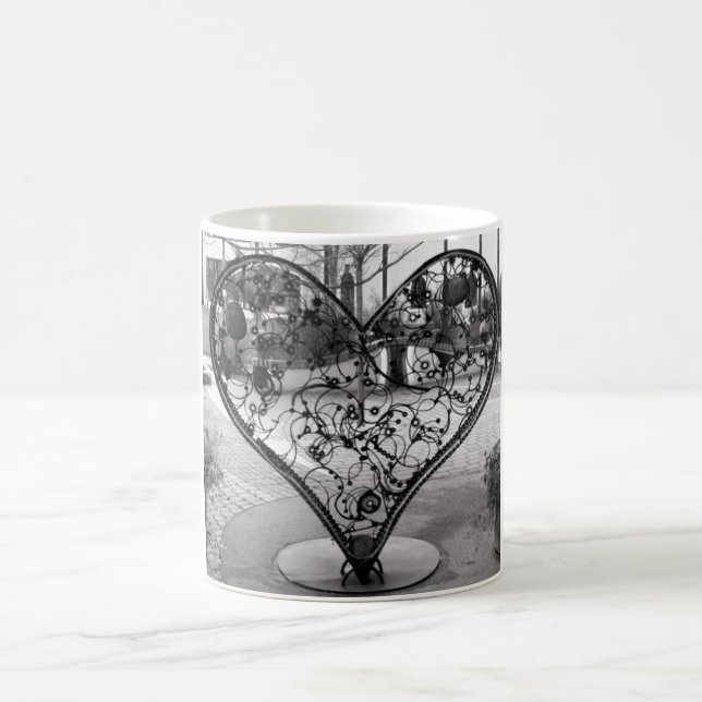 Draht-Herz Tasse (Mittel)