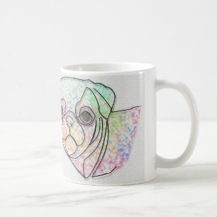 Draht-Mops Kaffeetasse