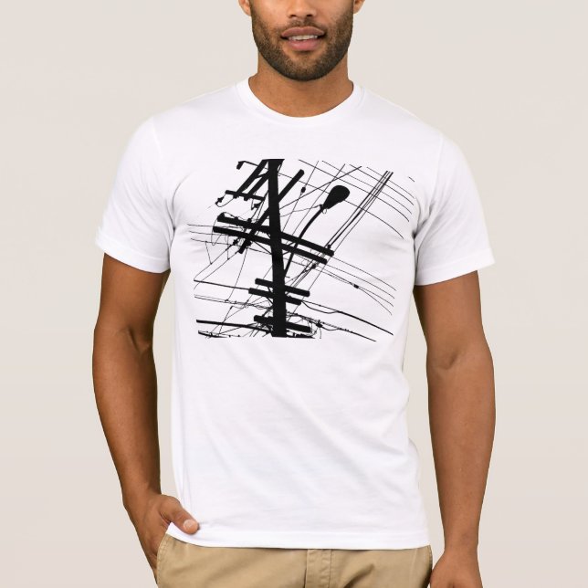 Drähte T-Shirt (Vorderseite)