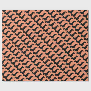 Drahtfadpapier für die Dackel Geschenkpapier