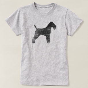 Drahtfox-Terrier-Silhouette T-Shirt