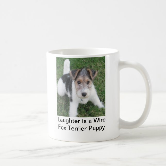 Drahtfox-Terrier-Tasse Kaffeetasse (Rechts)