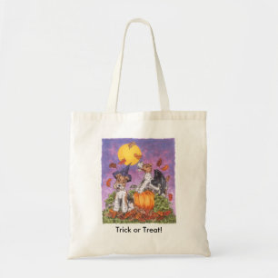 Drahtfox-Terrier-Trick-oder Leckerei-Tasche Tragetasche