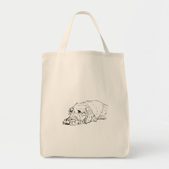 Drahthaar-Dachshund-Tragetasche Tragetasche (Vorne)