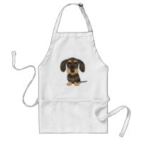 Drahthaar Dackel | Niedlicher Cartoon Dog Teckel
