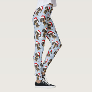 Drahthaar Dackel Weihnachtsfeiertag Leggings