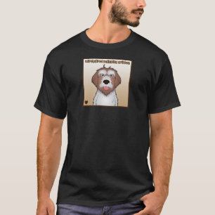 Drahthaar, das Griffon Cartoon zeigt T-Shirt
