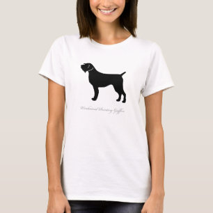 Drahthaar, das Griffon T - Shirt (Schwarzes,