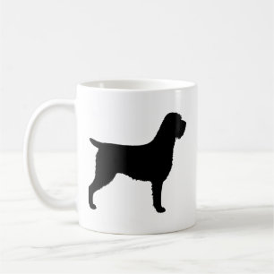 Drahthaar Pointing Griffon Dog Silhouetten Tasse