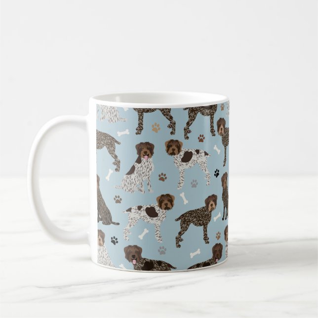 Drahthaar Pointing Griffon Kaffeetasse (Links)
