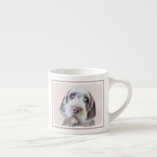 Drahthaar Pointing Griffon Painting - Dog Art Espressotasse