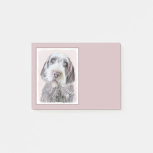 Drahthaar Pointing Griffon Painting - Dog Art Post-it Klebezettel