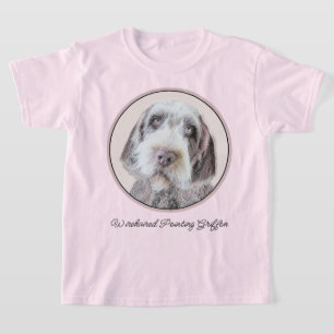 Drahthaar Pointing Griffon Painting - Dog Art T-Shirt