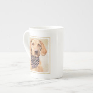 Drahthaar Vizsla Malerei - Niedliche Hundekunst Prozellantasse