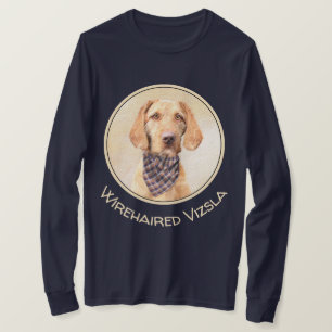 Drahthaar Vizsla Malerei - Niedliche Hundekunst T-Shirt