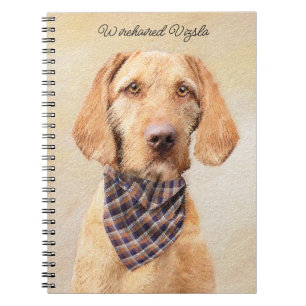 Drahthaar Vizsla Painting - Niedliche Hundekunst Notizblock