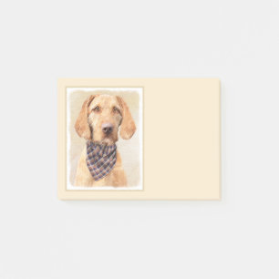 Drahthaar Vizsla Painting - Niedliche Hundekunst Post-it Klebezettel