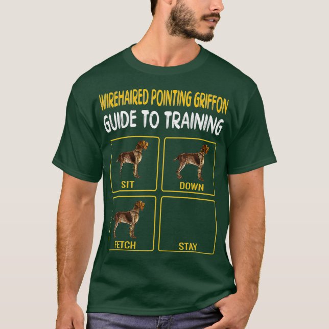 Drahthaar-Zeiger-Griffon-Anleitung T-Shirt (Vorderseite)
