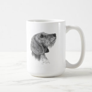 Drahthaarterrier-Dackel-Tasse Tasse