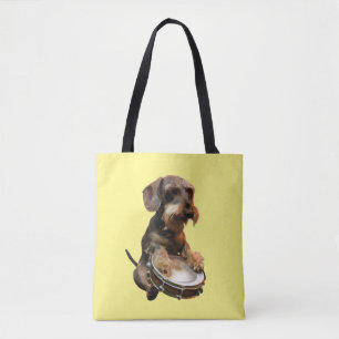 Drahthaarterrier Dackel - Trommeln