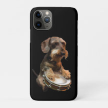 Drahthaarterrier Dackel - Trommeln