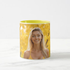 Drahtlose Eleganz im Frühling Tasse