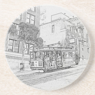 Drahtseilbahn Untersetzer