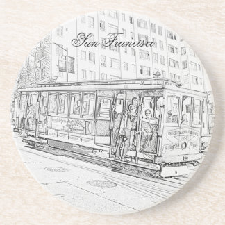 Drahtseilbahn Untersetzer
