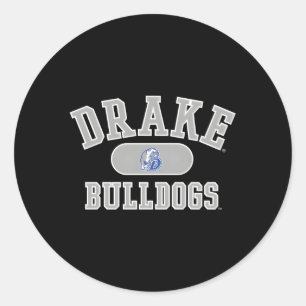Drake Bulldogs Varsity Blue Runder Aufkleber