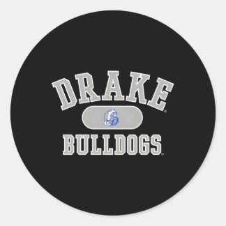 Drake Bulldogs Varsity Blue Runder Aufkleber
